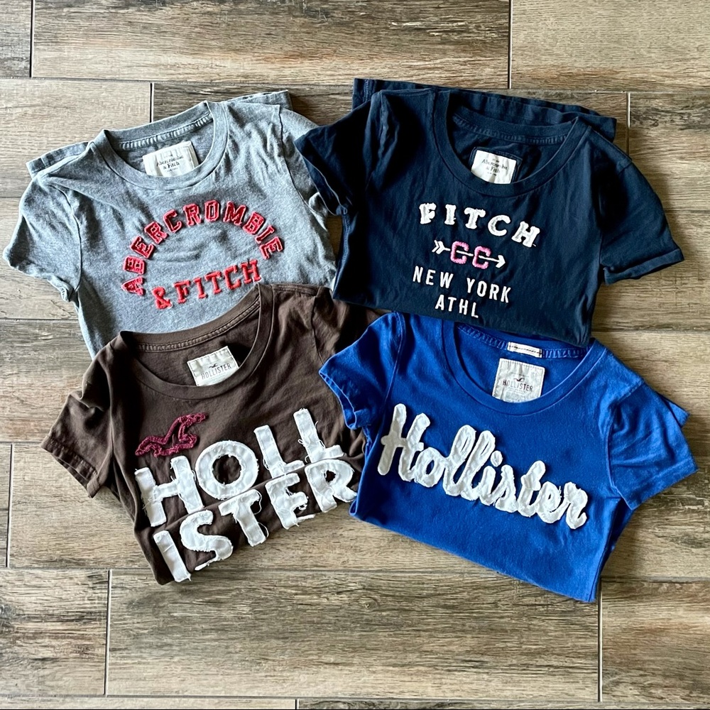 Set of 4 vintage Abercrombie & Hollister shirts